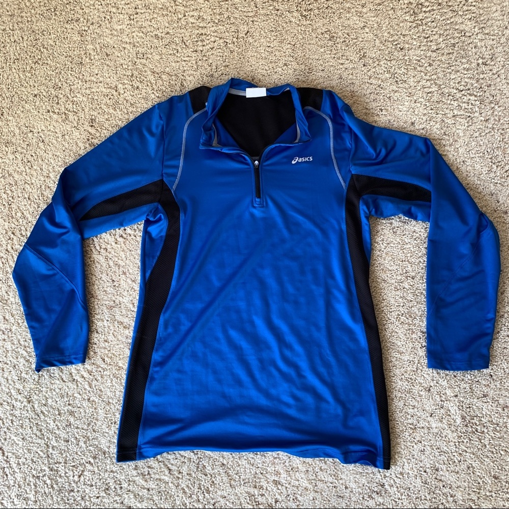 NWOT ASICS quarterzip active pullover long sleeve PRISTINE condition never used